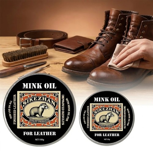 Mink oil leather care - oil,