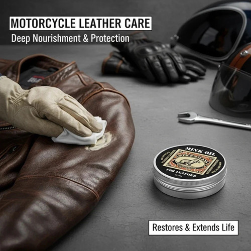Mink oil leather - leather, conditioner