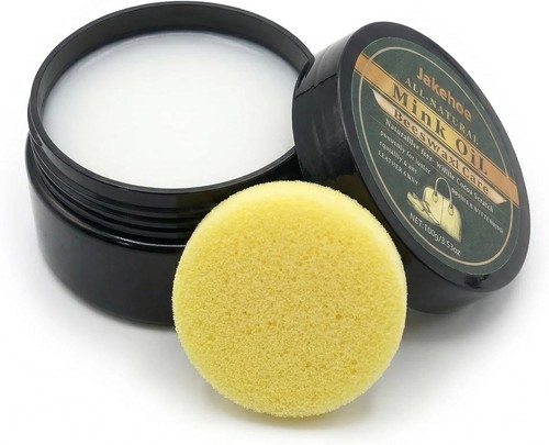 Mink oil leather - oil, cream