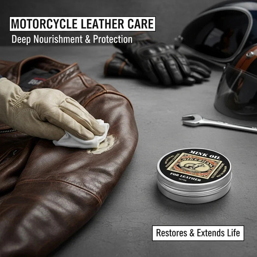 Mink oil leather conditioner - mink,