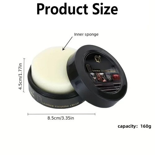 Leather care cream - cream, cleaner